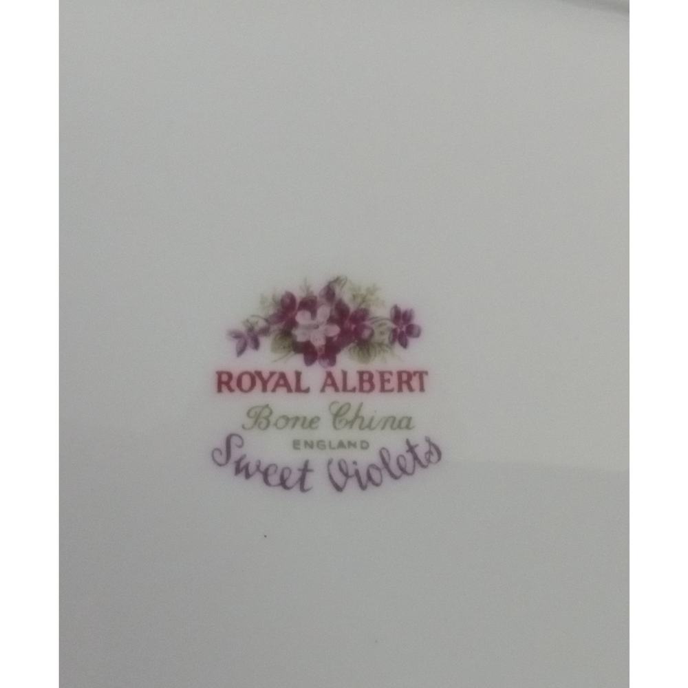 Vintage Royal Albert Sweet Violets Trinket Dish Tray - Picture 5 of 6